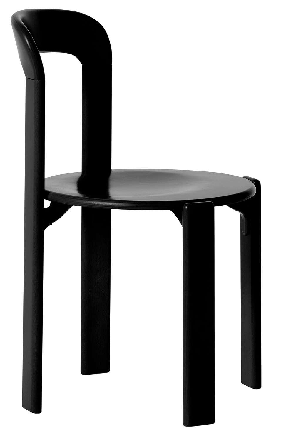 Dietiker Rey Stuhl - Holz verleimt und geformt - D 316 Buche schwarz