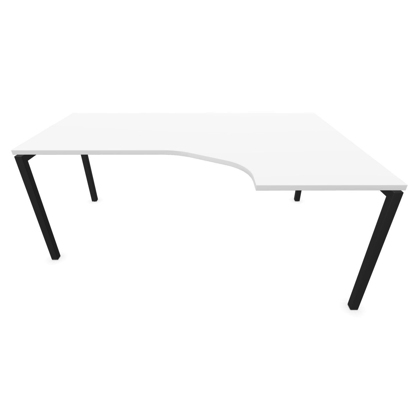 Narbutas Nova U Eckschreibtisch - Spanplatte Weiss
