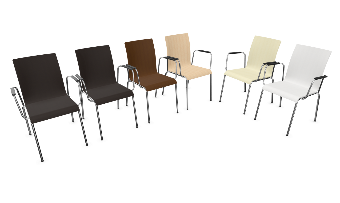 Dietiker Poro - Holz verleimt und geformt - D 316 Buche schwarz