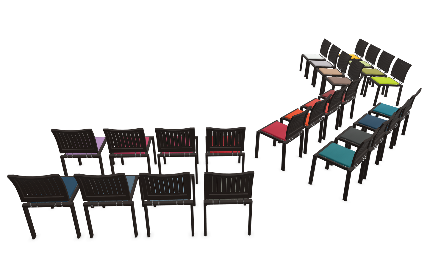 Dietiker Quadro W Stuhl - Stoff - Camira Xtreme Aruba