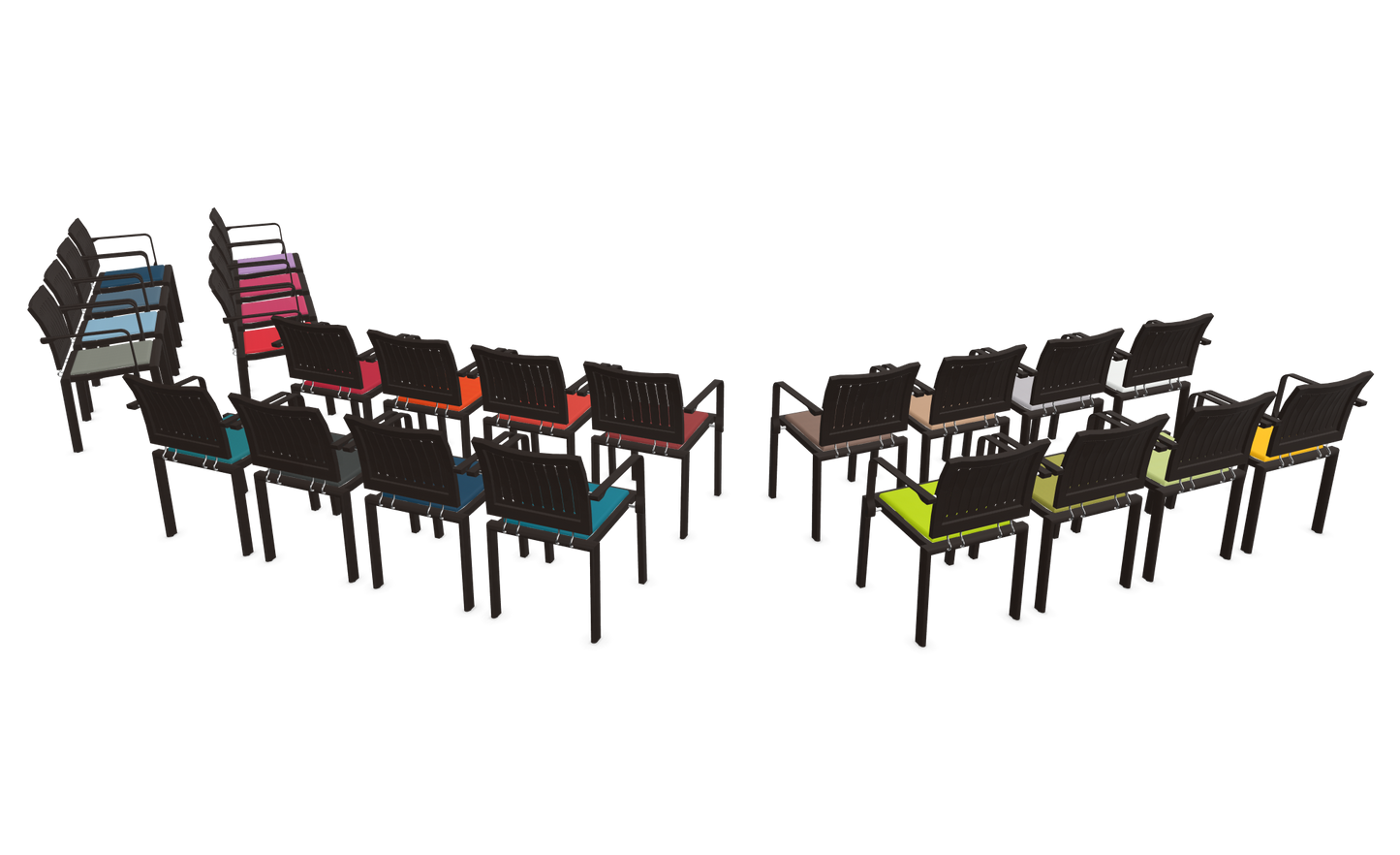 Dietiker Quadro W Stuhl - Stoff - Camira Xtreme Sombrero