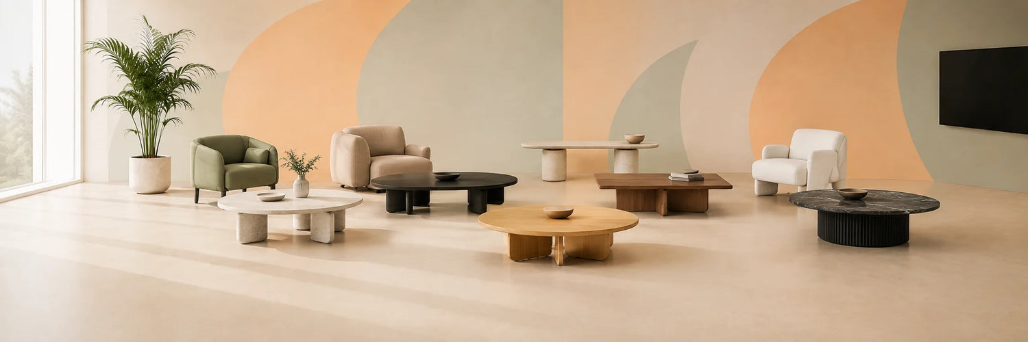 Hochwertige Loungetische Occasion Schweiz in moderner Lounge mit passenden Sesseln für Empfang, Wartebereich und Büro