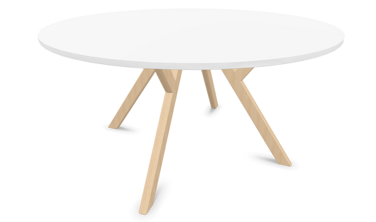 Dietiker Felber T14 Sitzungstisch - HPL Platte - Pearl White
