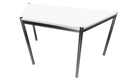 Dietiker Atos II Besprechungstisch Trapez - HPL Platte - Pearl White