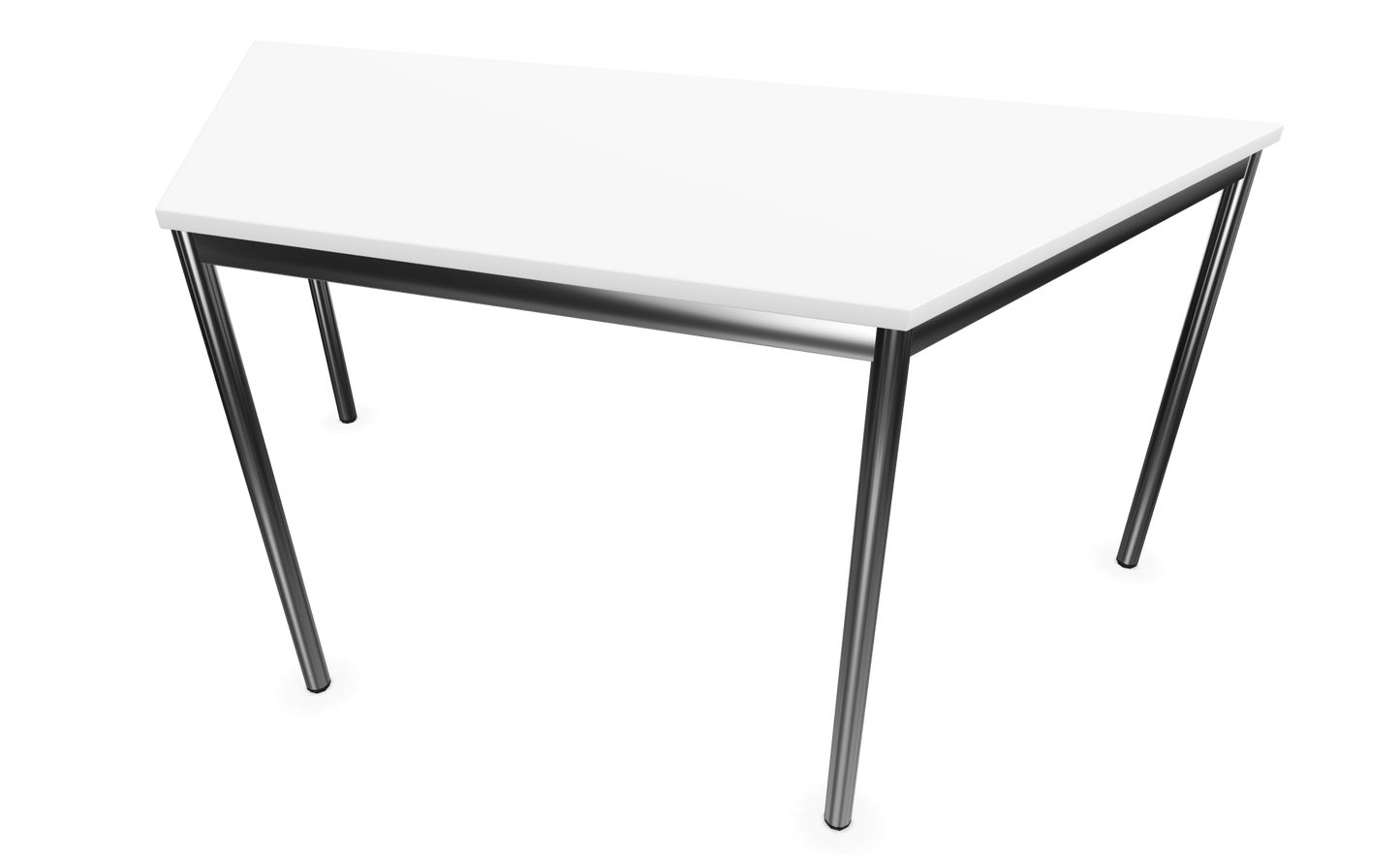 Dietiker Atos I Besprechungstisch Trapez - HPL Platte - Pearl White