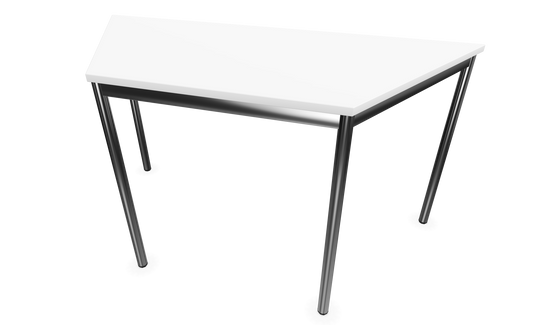 Dietiker Atos I Besprechungstisch Trapez - HPL Platte - Pearl White