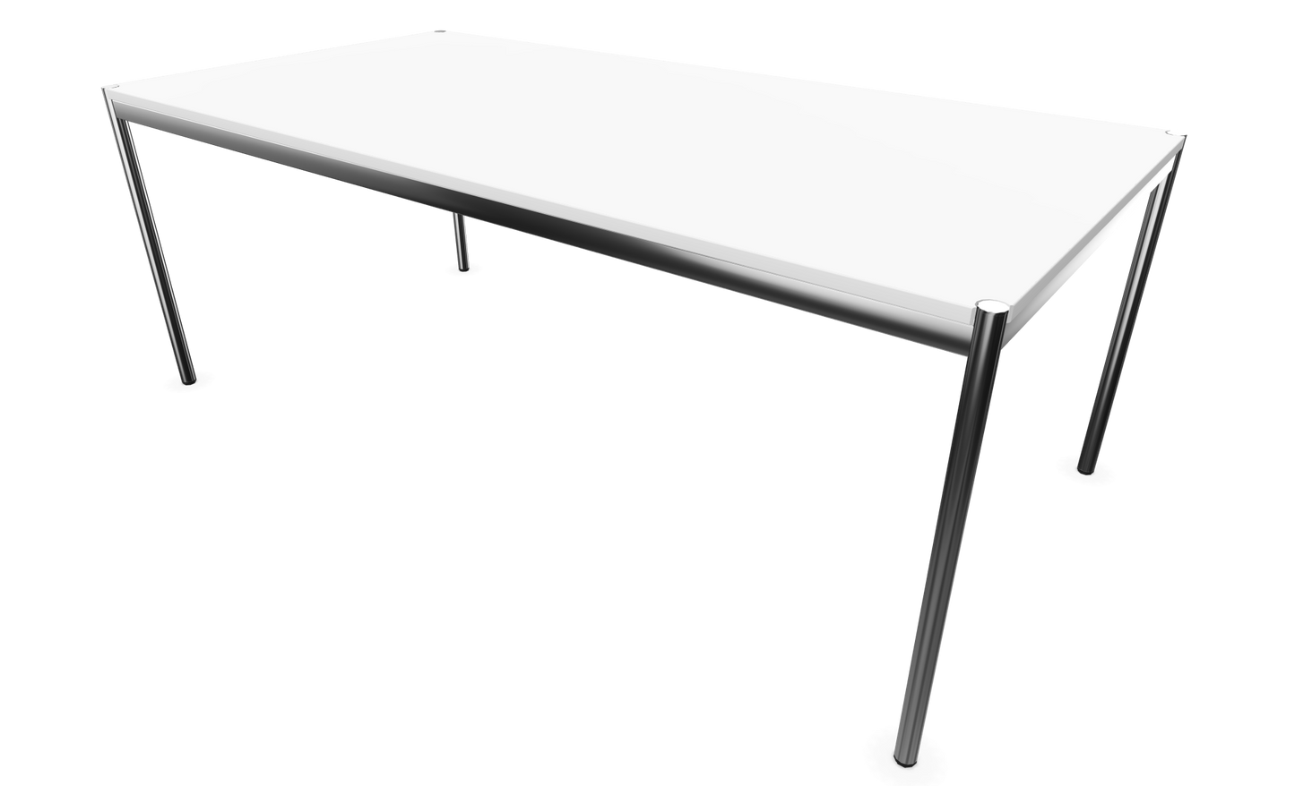 Dietiker Atos II Besprechungstisch - HPL Platte - Pearl White