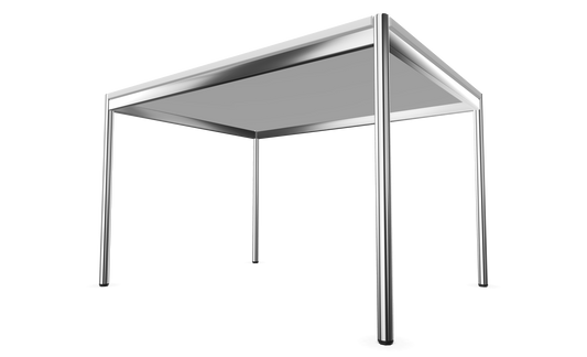 Dietiker Atos II Besprechungstisch - HPL Platte - Pearl White