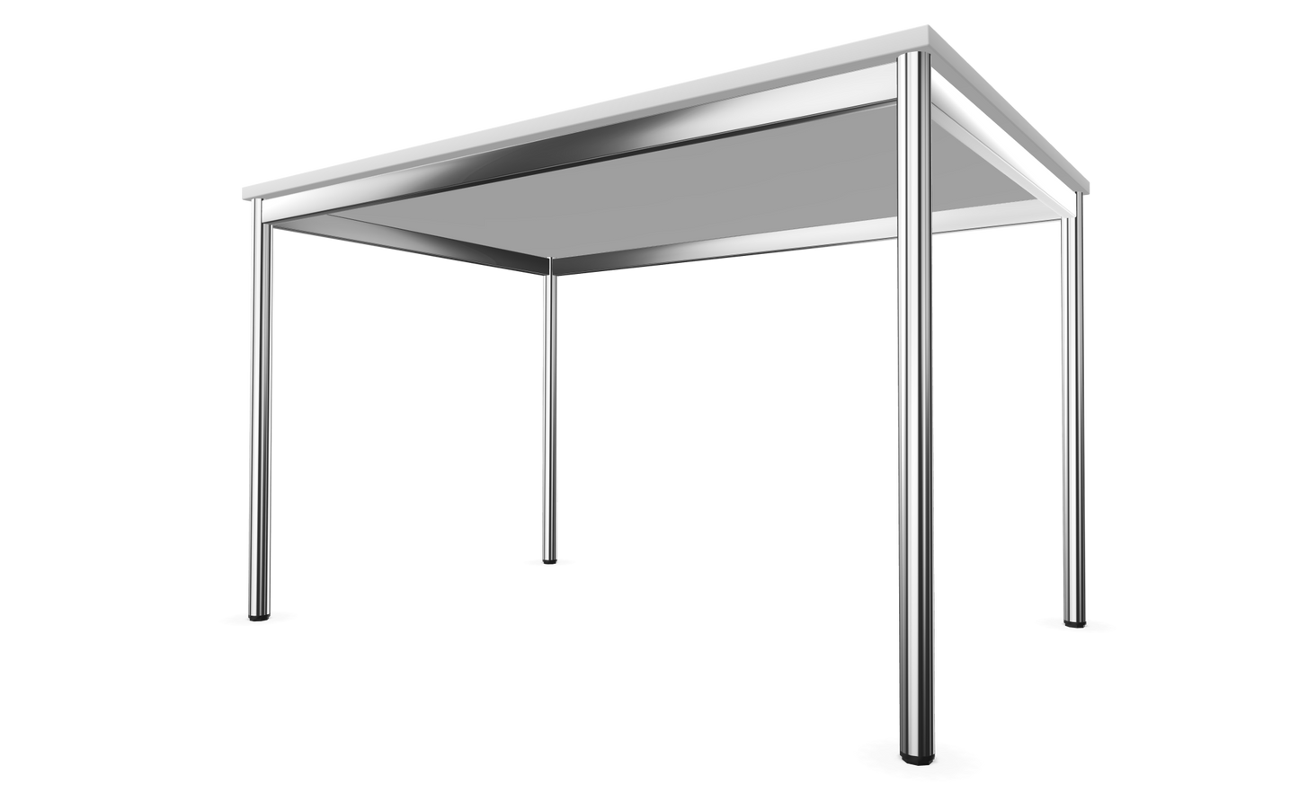 Dietiker Atos I Besprechungstisch - HPL Platte - Pearl White