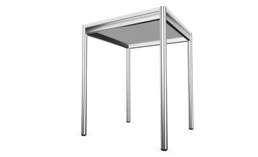 Dietiker Atos II Besprechungstisch - HPL Platte - Pearl White