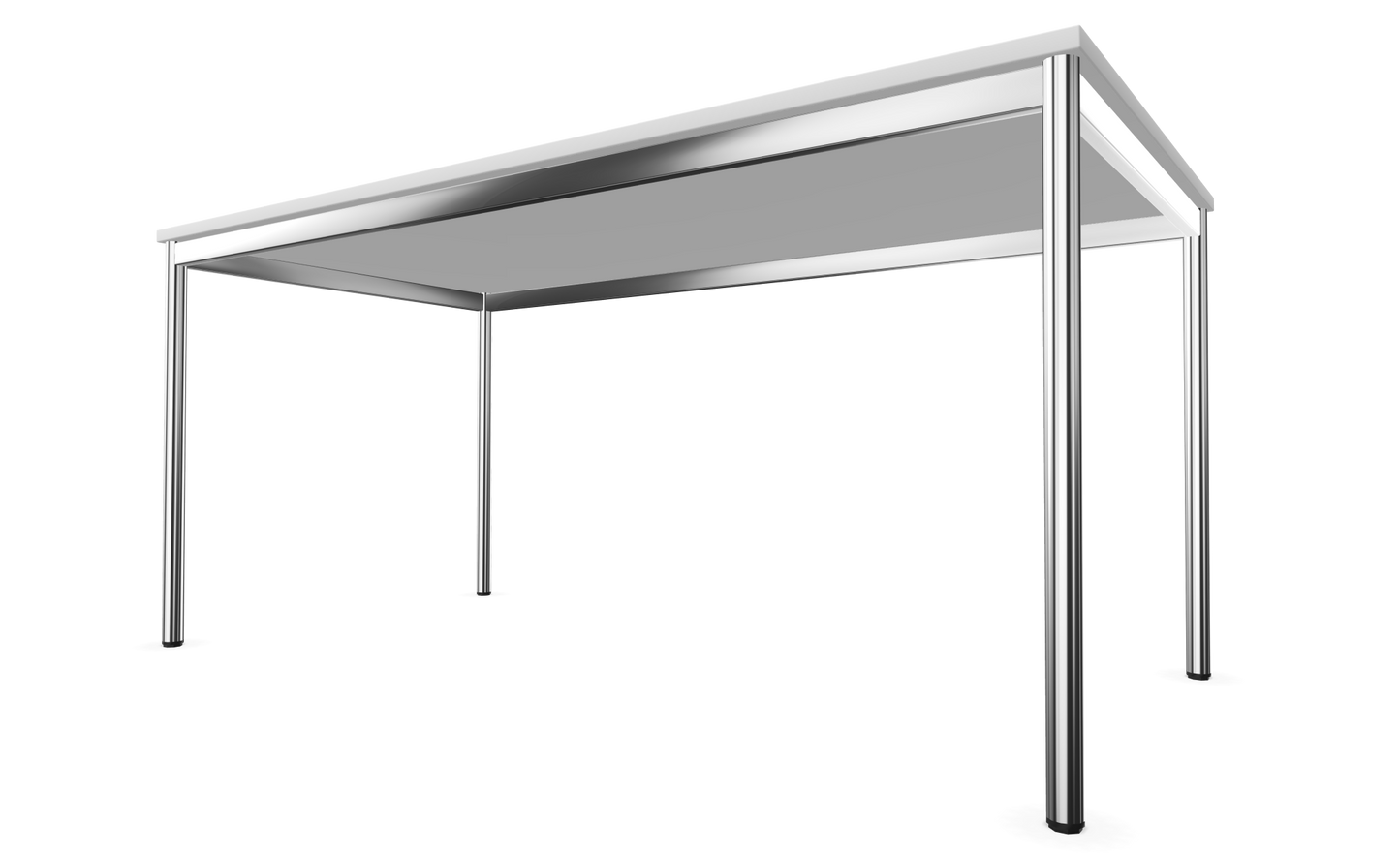 Dietiker Atos I Besprechungstisch - HPL Platte - Pearl White