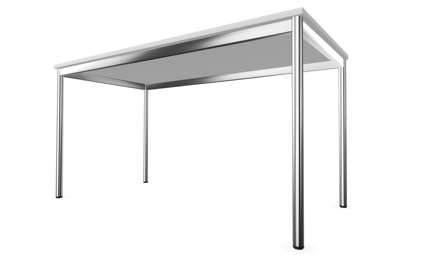 Dietiker Atos I Besprechungstisch - HPL Platte - Pearl White