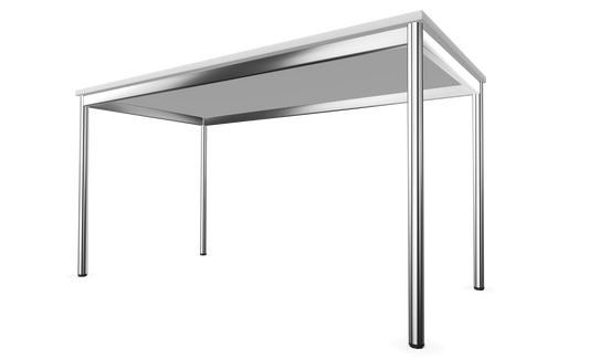 Dietiker Atos I Besprechungstisch - HPL Platte - Pearl White