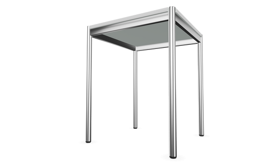 Dietiker Atos II Besprechungstisch - HPL Platte - Rain