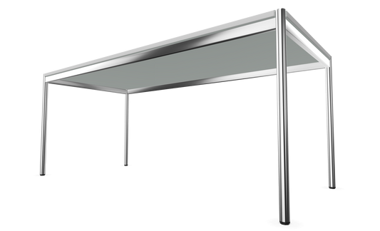 Dietiker Atos II Besprechungstisch - HPL Platte - Rain
