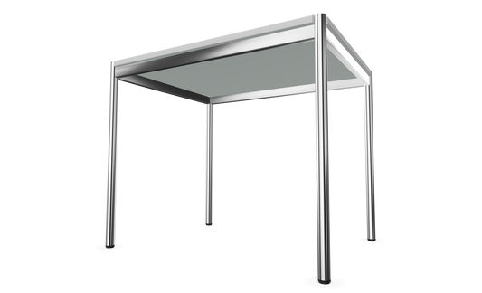 Dietiker Atos II Besprechungstisch - HPL Platte - Rain