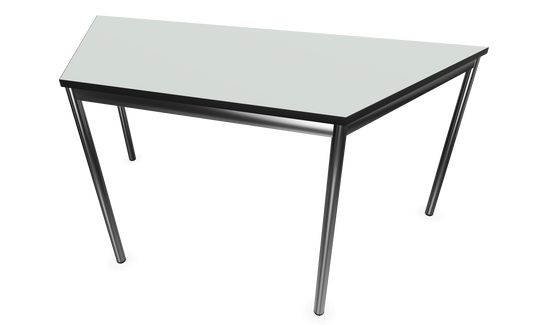 Dietiker Atos I Besprechungstisch Trapez - HPL Platte - Silver Grey