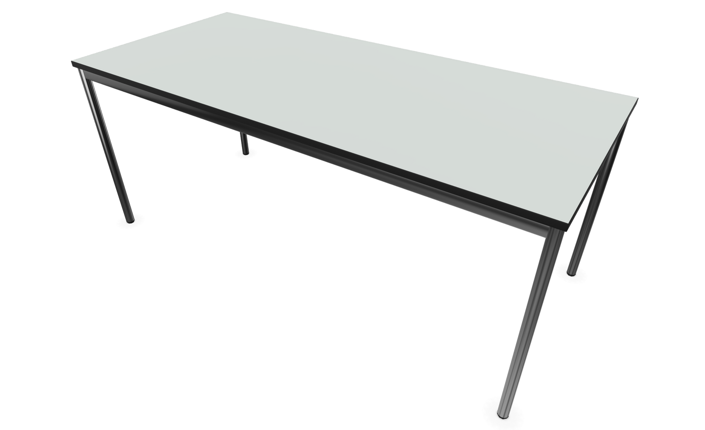 Dietiker Atos I Besprechungstisch - HPL Platte - Silver Grey