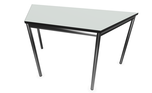 Dietiker Atos I Besprechungstisch Trapez - HPL Platte - Silver Grey
