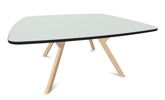 Dietiker Felber T14 Sitzungstisch - HPL Platte - Silver Grey