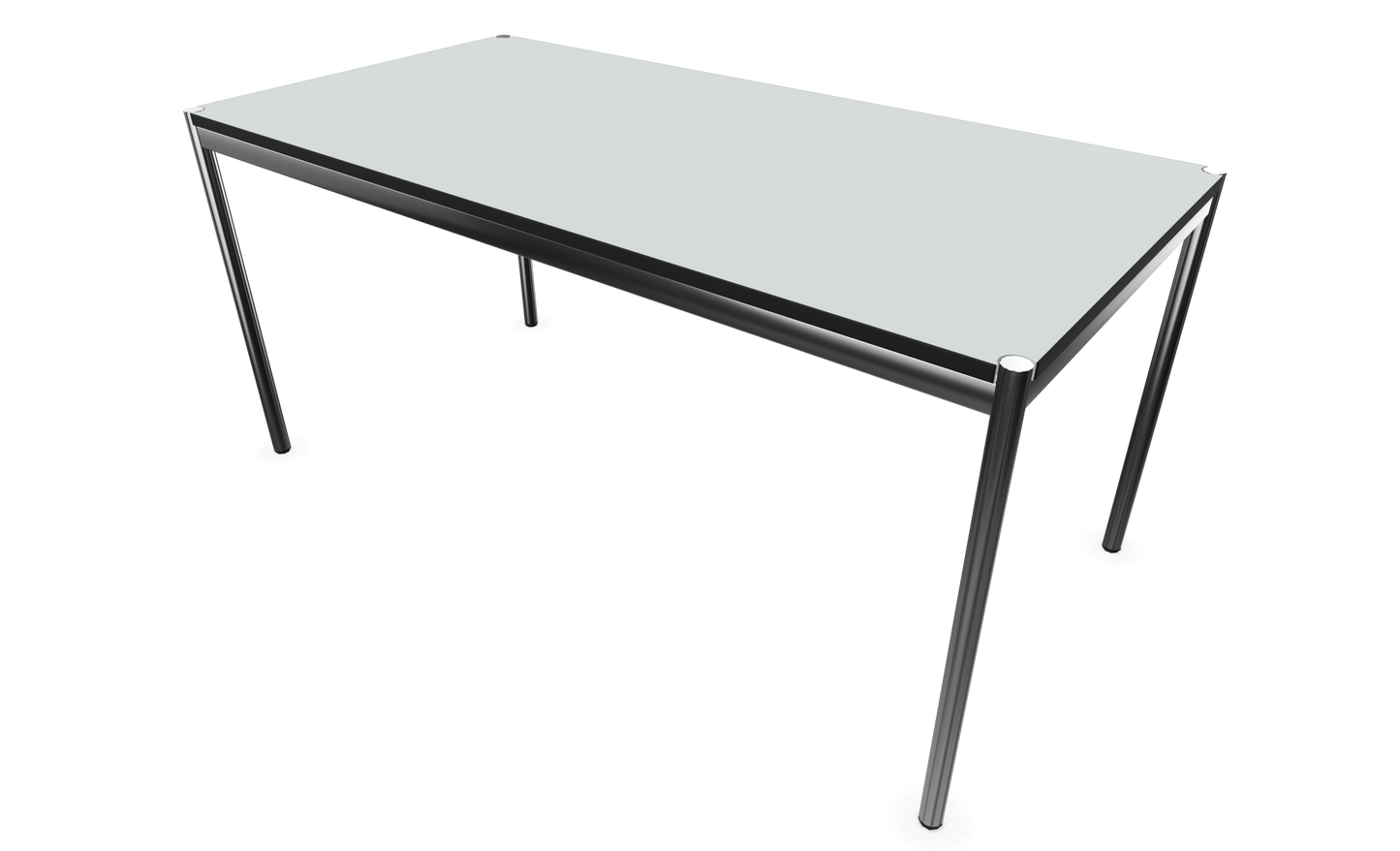 Dietiker Atos II Besprechungstisch - HPL Platte - Silver Grey