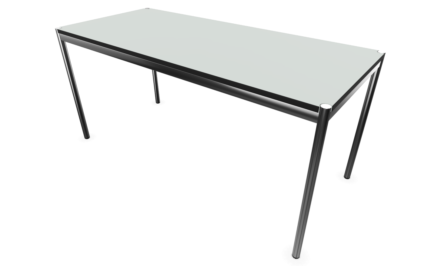Dietiker Atos II Besprechungstisch - HPL Platte - Silver Grey