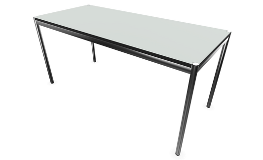 Dietiker Atos II Besprechungstisch - HPL Platte - Silver Grey
