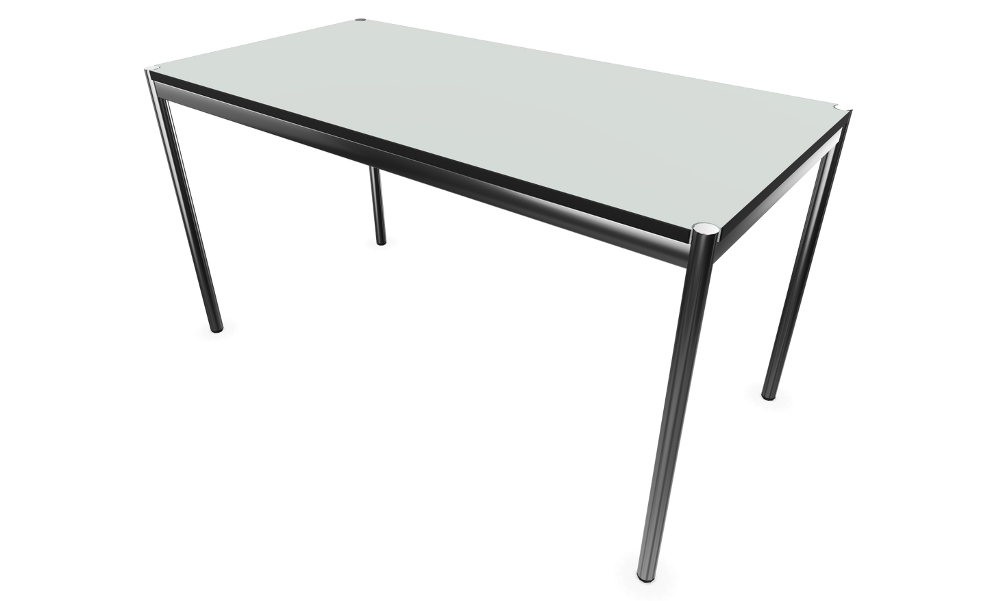 Dietiker Atos II Besprechungstisch - HPL Platte - Silver Grey