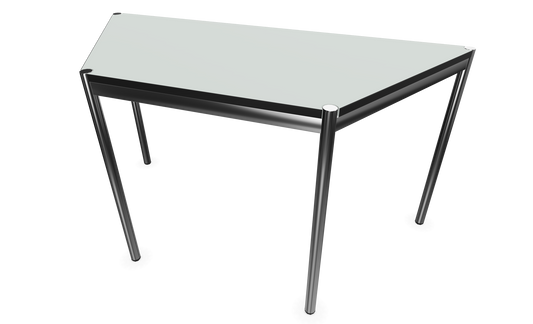 Dietiker Atos II Besprechungstisch Trapez - HPL Platte - Silver Grey