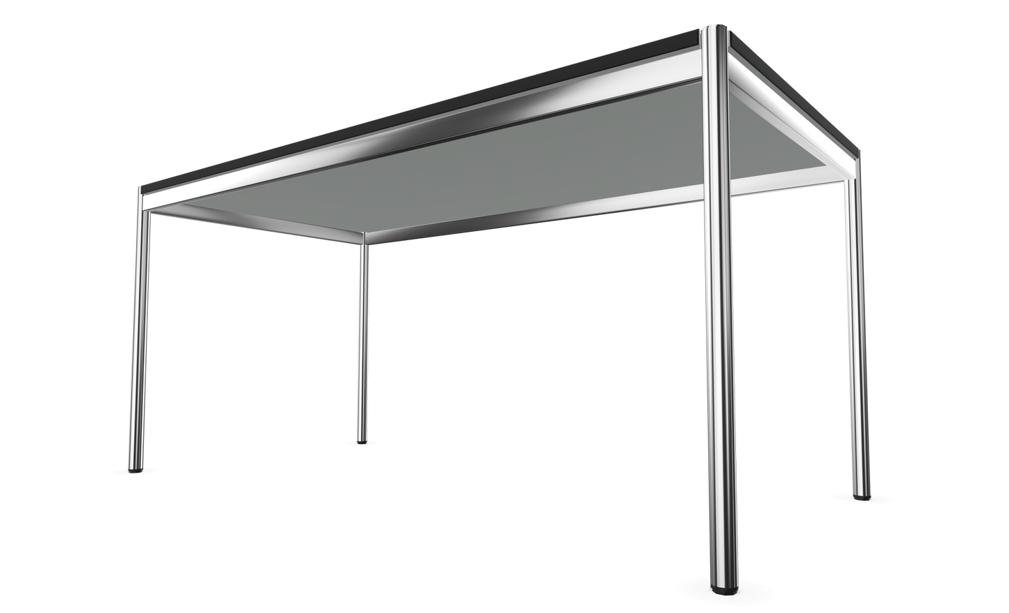 Dietiker Atos II Besprechungstisch - HPL Platte - Silver Grey