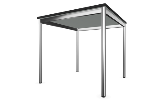 Dietiker Atos I Besprechungstisch - HPL Platte - Silver Grey