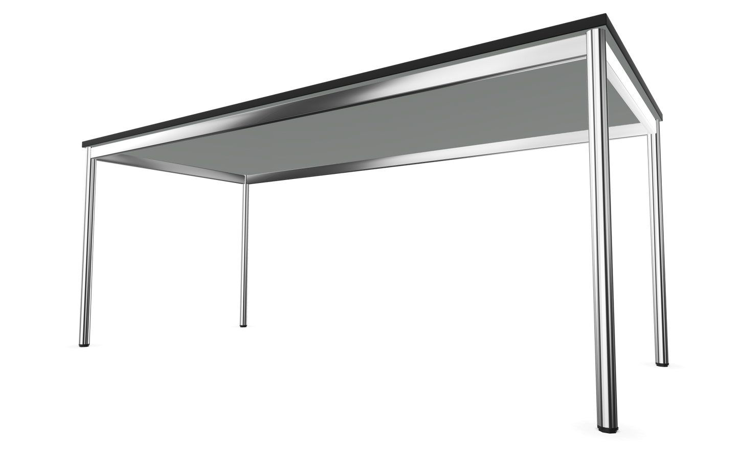 Dietiker Atos I Besprechungstisch - HPL Platte - Silver Grey