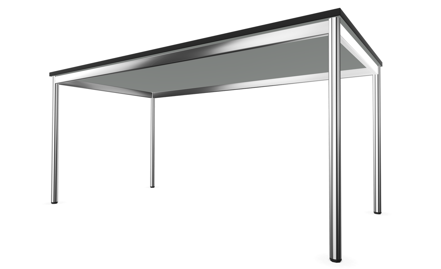 Dietiker Atos I Besprechungstisch - HPL Platte - Silver Grey