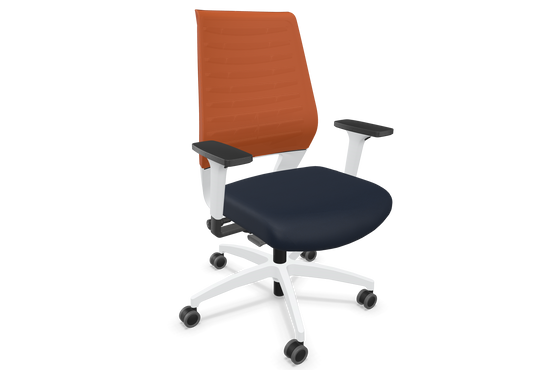 Dauphin X-Code Bürodrehstuhl - Stoff - Polo Nachtblau