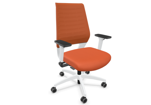 Dauphin X-Code Bürodrehstuhl - Stoff - Polo Orange