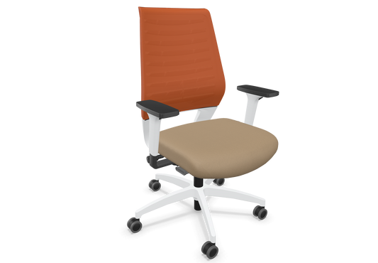 Dauphin X-Code Bürodrehstuhl - Stoff - Polo Cappucino