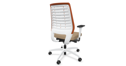 Dauphin X-Code Bürodrehstuhl - Stoff - Polo Cappucino
