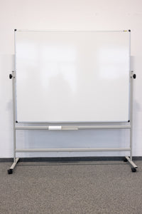 Maul Tafelständer fahrbar Whiteboard - Metall Weiss