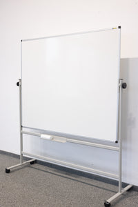 Maul Tafelständer fahrbar Whiteboard - Metall Weiss