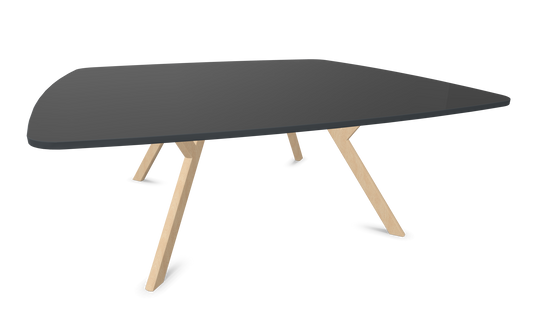 Dietiker Felber T14 Sitzungstisch - HPL Platte - Ebony