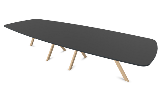 Dietiker Felber T14 Sitzungstisch - HPL Platte - Ebony