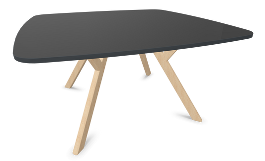 Dietiker Felber T14 Sitzungstisch - HPL Platte - Ebony