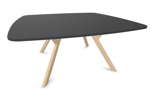 Dietiker Felber T14 Sitzungstisch - HPL Platte - Ebony
