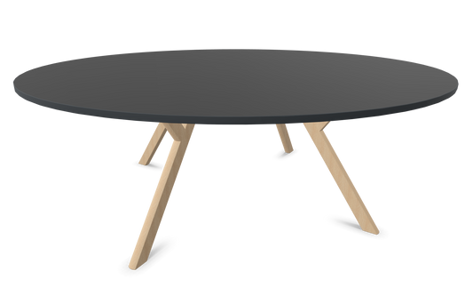 Dietiker Felber T14 Sitzungstisch - HPL Platte - Ebony