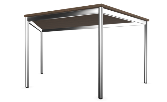 Dietiker Atos I Besprechungstisch Trapez - HPL Platte - Noce Vero