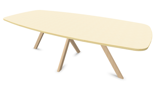 Dietiker Felber T14 Sitzungstisch - HPL Platte - Alaska Birch