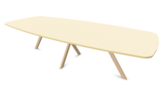 Dietiker Felber T14 Sitzungstisch - HPL Platte - Alaska Birch