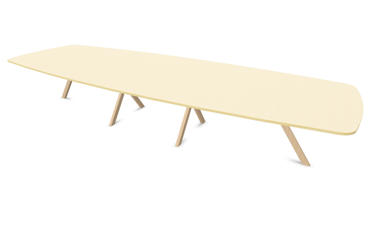 Dietiker Felber T14 Sitzungstisch - HPL Platte - Alaska Birch