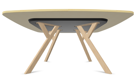 Dietiker Felber T14 Sitzungstisch - HPL Platte - Alaska Birch
