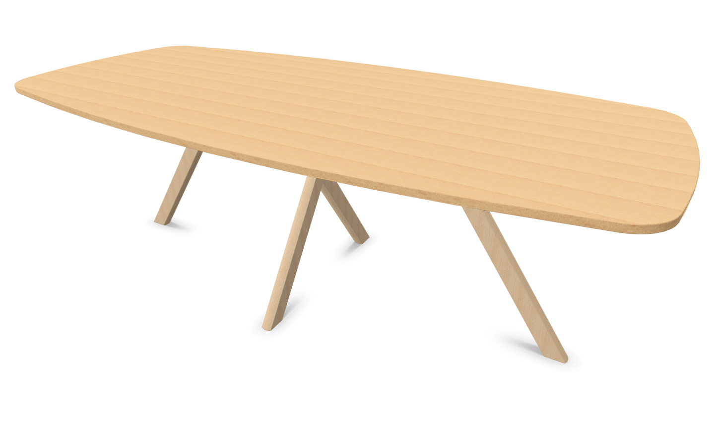 Dietiker Felber T14 Sitzungstisch - HPL Platte - Global Beech